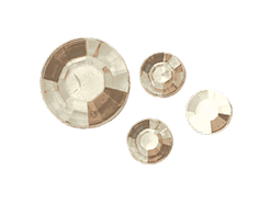 Junettes club - sticker strass beige