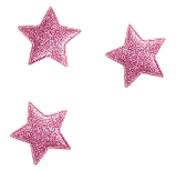 Junettes club - sticker 3 étoiles roses