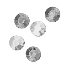 Junettes club - sticker strass gris